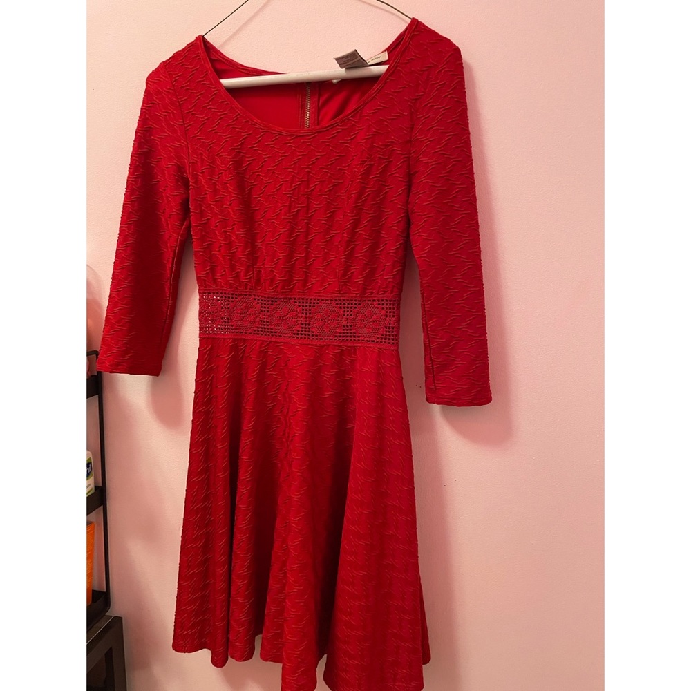 Red dress